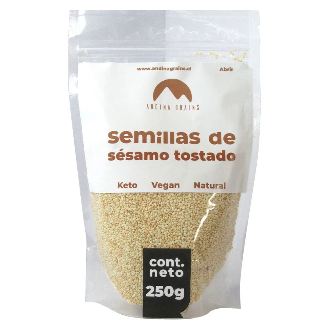 Semilla de Sésamo Tostado Keto Vegano Natural 250gr