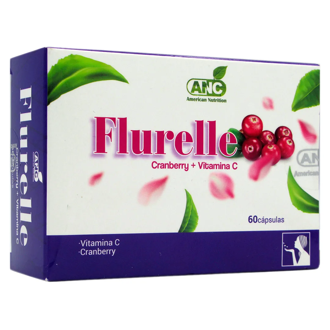 Flurelle Cranberry + Vitamina C 60 capsulas