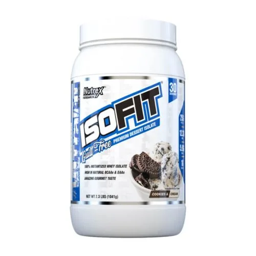 ISO FIT Proteína En Polvo Sabor Cookies & Cream 993 gr