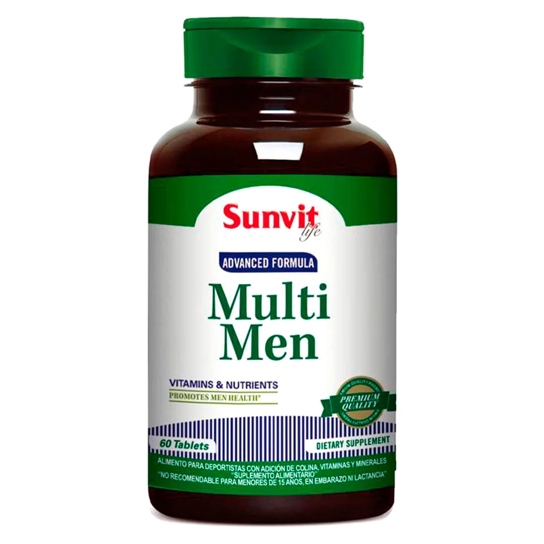 Multivitaminico Para Hombre Multi Men 60 Tabletas