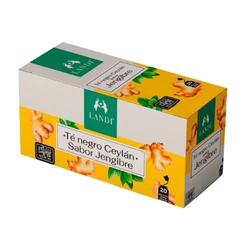 Té Negro Ceylan Jengibre 20 bolsas