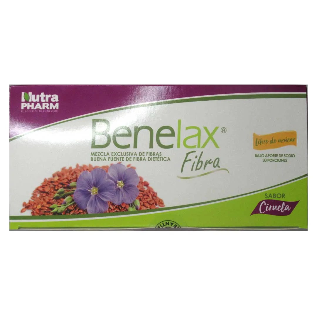 Benelax Fibra Sabor Ciruela 300 grs