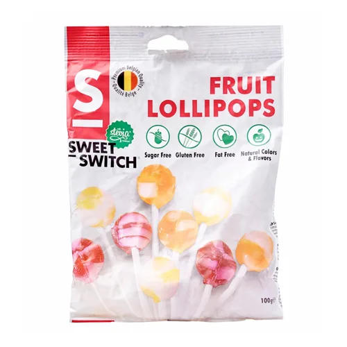Lollipops sin Azúcar libre de gluten 100 grs