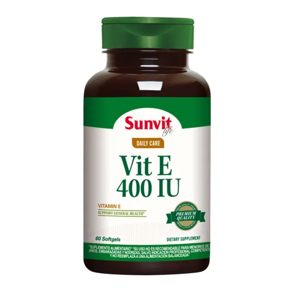 Vitamina E 400 UI 60 cápsulas