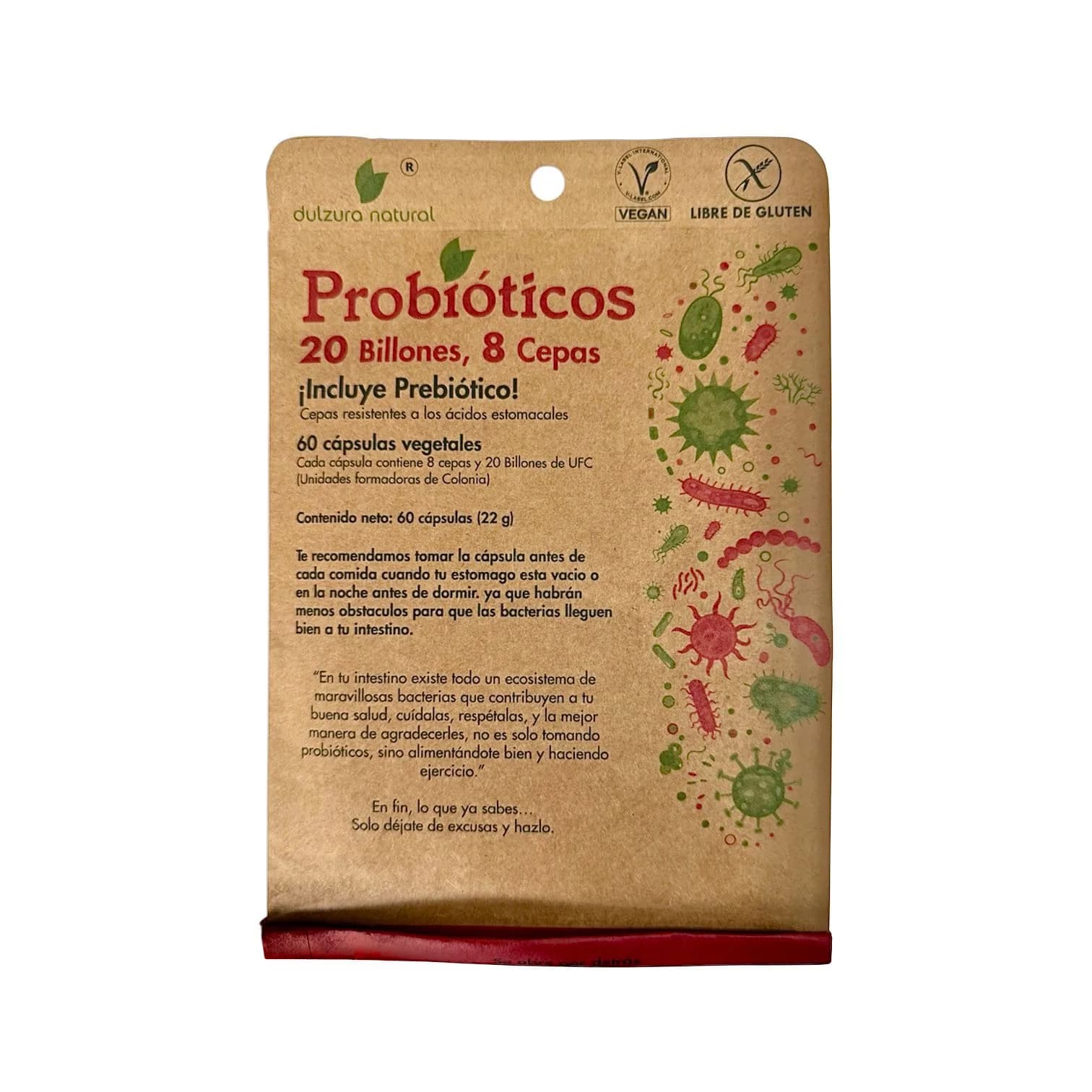 Probioticos 20 Billones 8 cepas