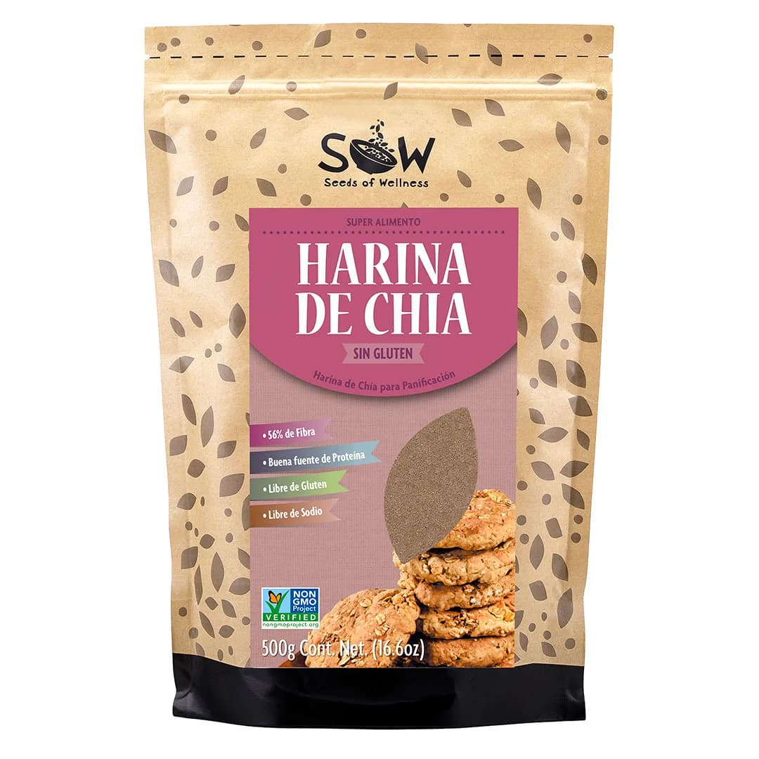 Harina de Chía Sin Gluten 500 grs