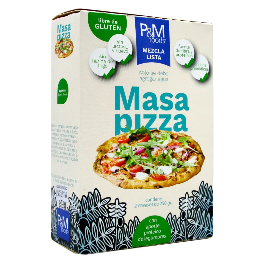 Mezcla Lista para Pizza Libre de Gluten 500 gr