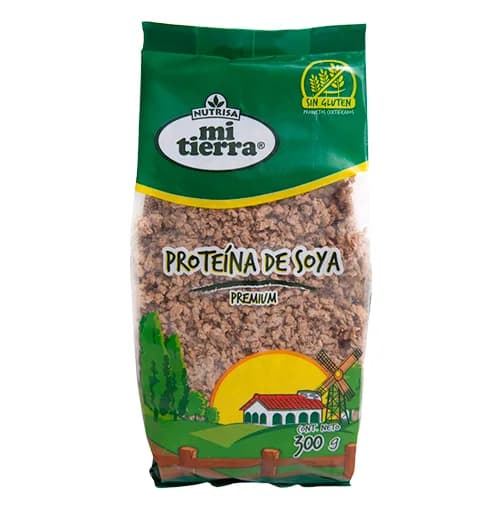 Proteína de Soya Premium oscura 300 Grs