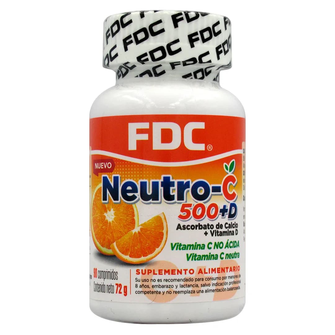 Suplemento Alimentario NEUTRO-C 500 + D 90 Comprimidos