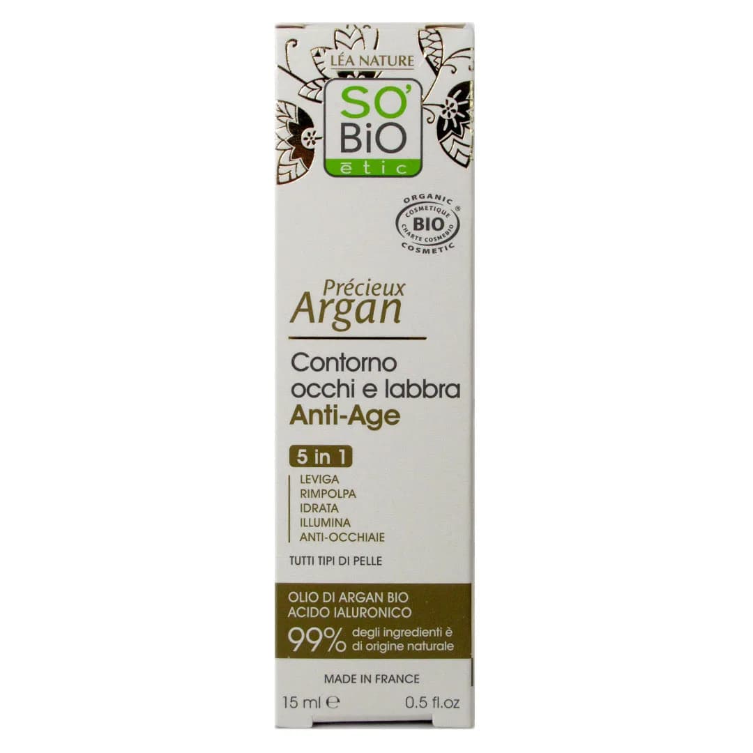 Contorno de Ojos y Labios con Aceite de Argan 15 ml