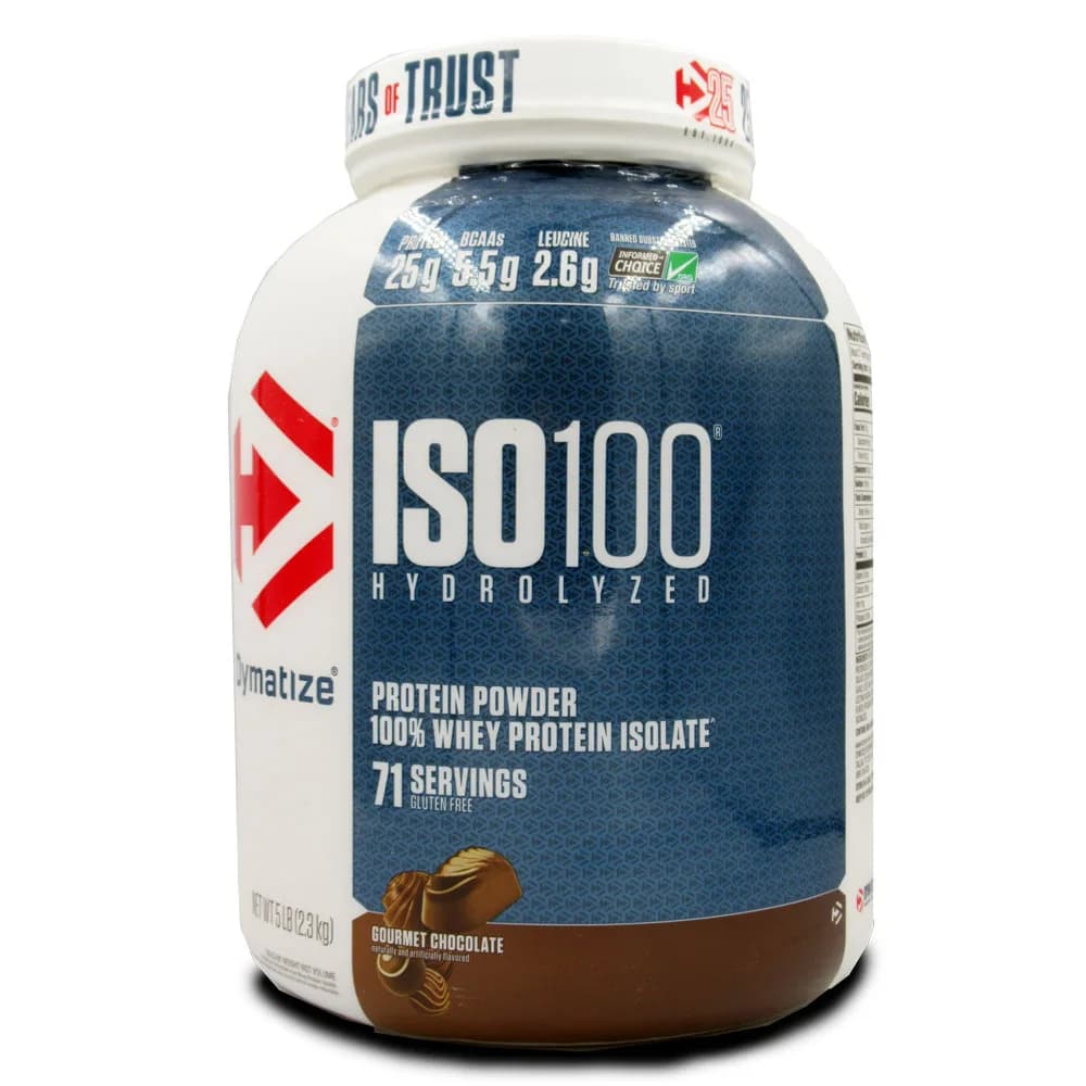 Proteína ISO 100 % Whey Protein Isolate Sabor Chocolate 2,3 Kg