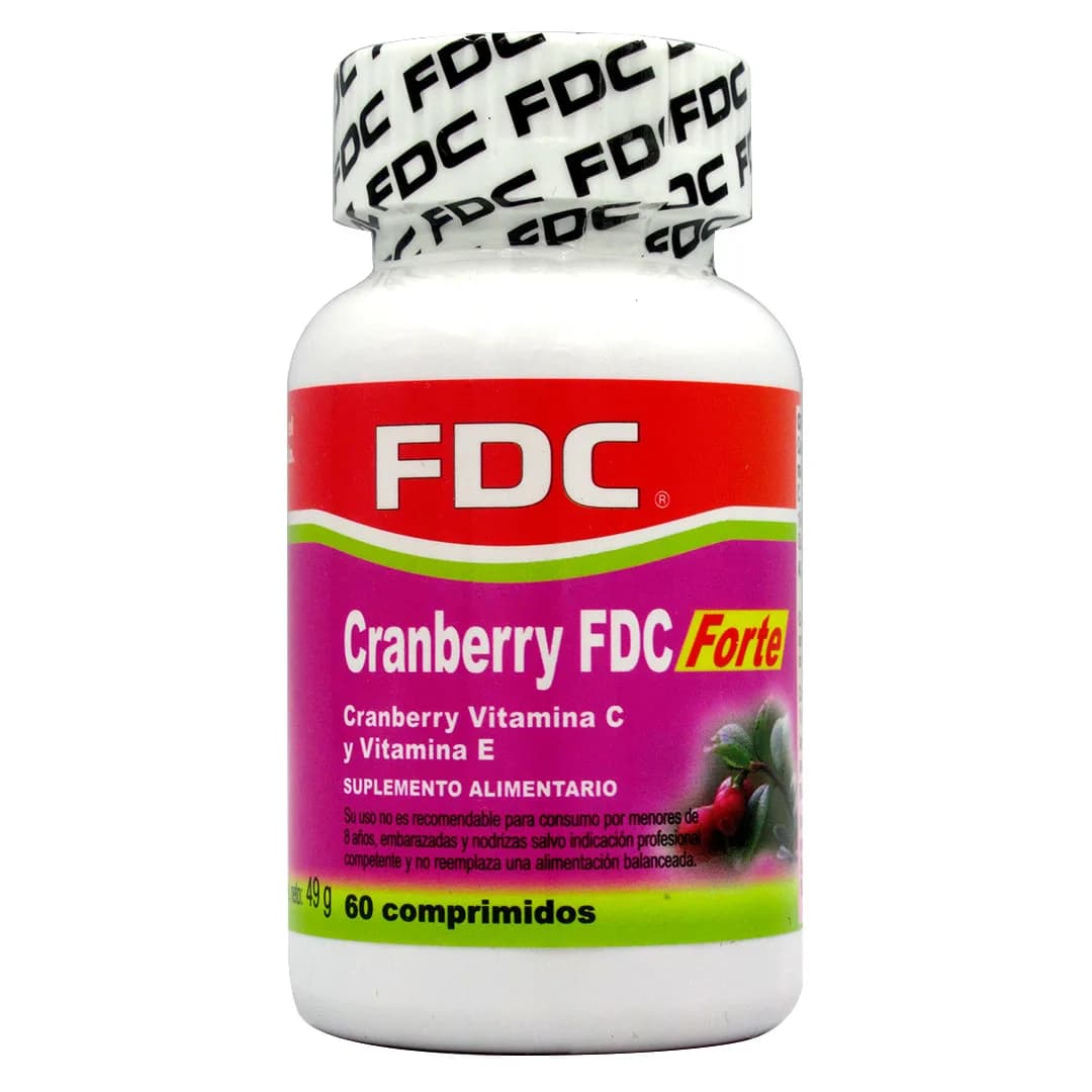 Cranberry + Vitamina C y EForte 60 cápsulas