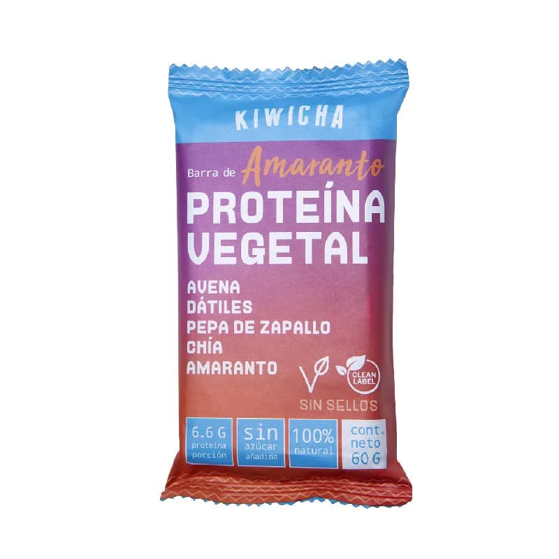 Barra Vegana Sabor Amaranto 60 gr
