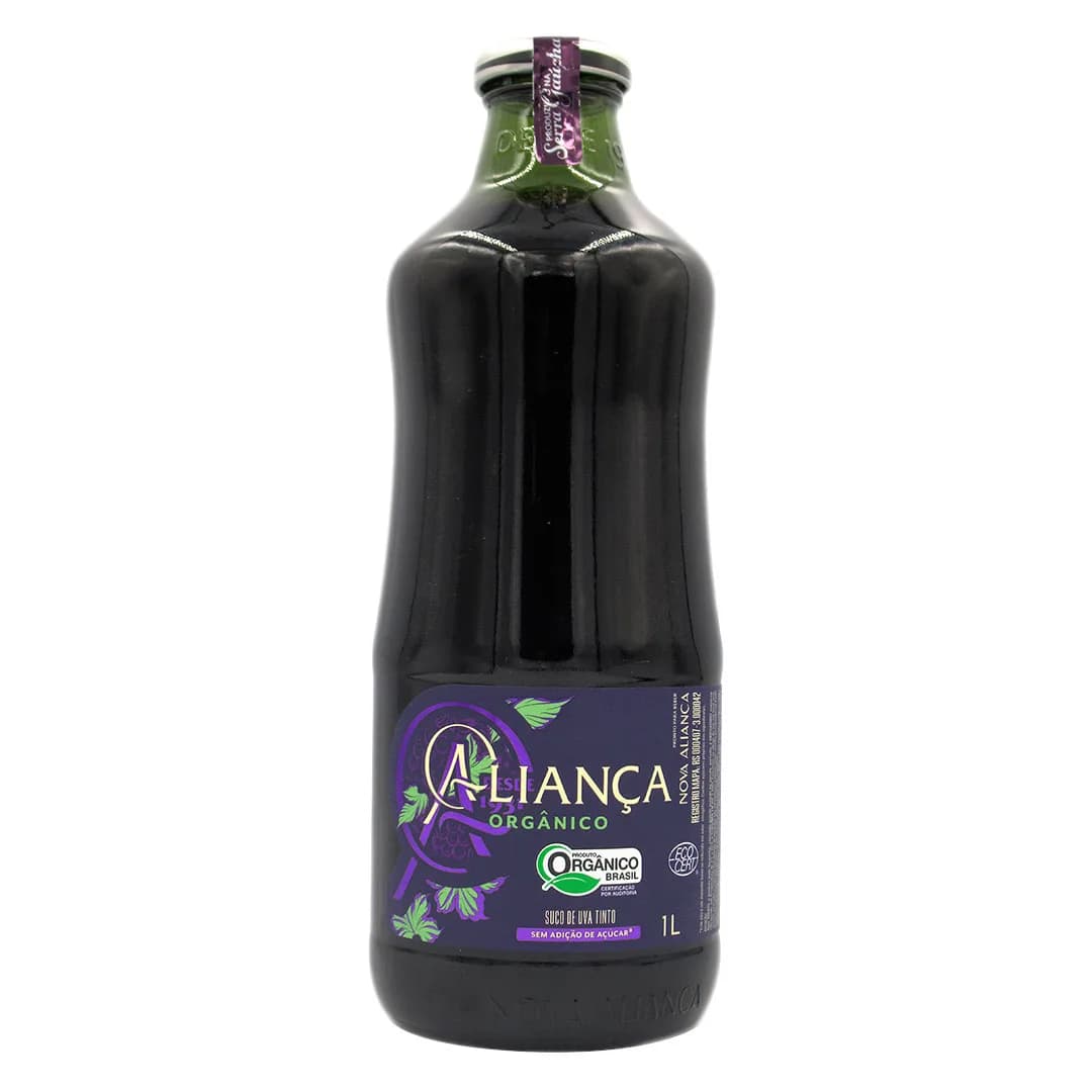 Jugo de Uva Tinto Orgánico, 1 litro