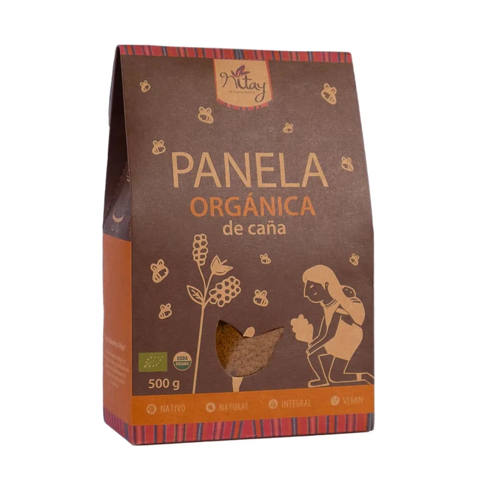 Panela Orgánica Sin Glúten 500 grs