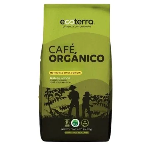 Café Orgánico Intenso Molido 227 gr
