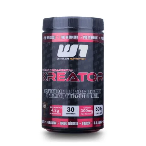 Kreator Pre entrenamiento Sabor Extreme Punch 600 Grs