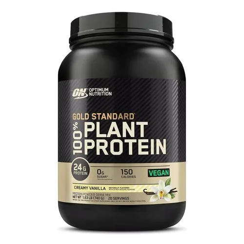 Gold Standard 100 % Plant Protein en Polvo Sabor Rich Crema Vainilla 800 grs