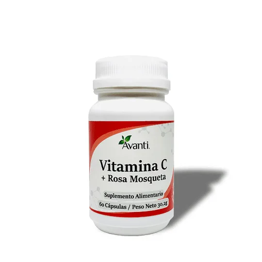 Vitamina C con Rosa Mosqueta 60 Cápsulas