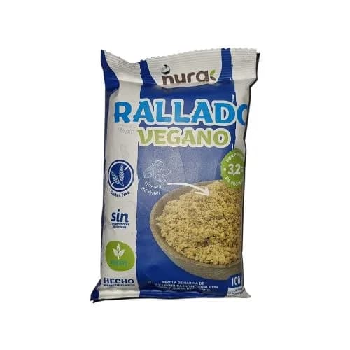 Rallado Vegano Sin Gluten Sabor Queso Parmesano 100 grs
