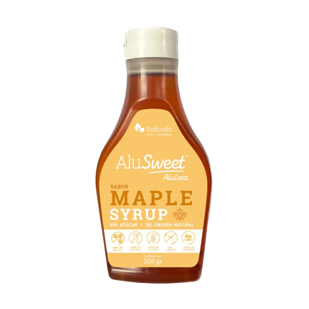 Alulosa Syrup Maple Sin Azúcar Libre de Gluten-Lactosa 320 gr