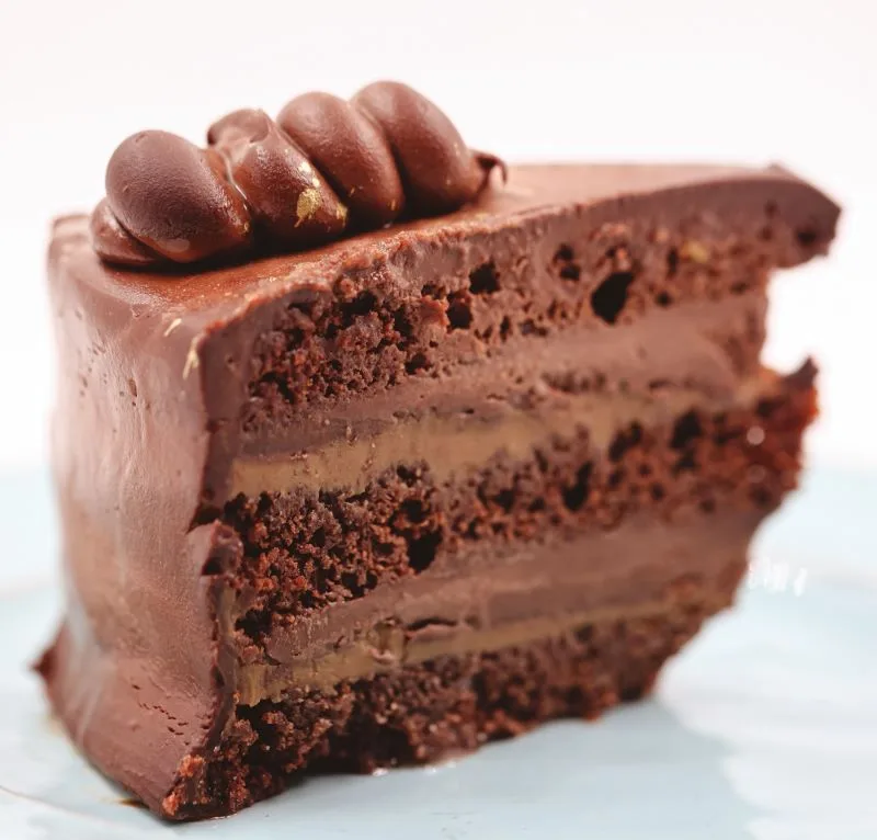 Torta de Chocolate Bitter, sin Gluten Certificada, Trozo Individual