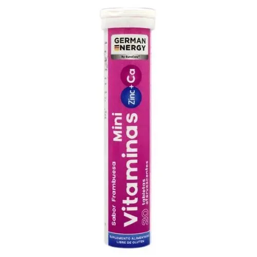 Mini Vtamina C + Multivitaminico SaborFrambuesa 20 Tab Efervescentes