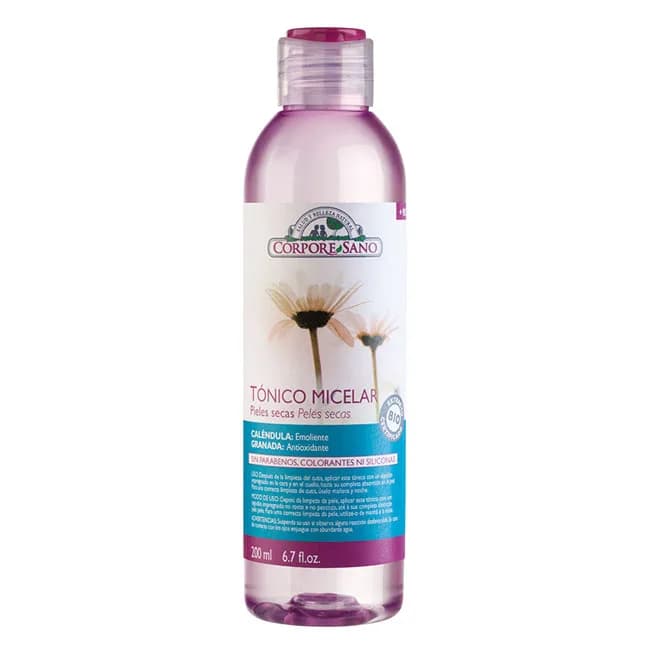 Tonico Agua Micelar Piel Seca Granada y Calendula 200 ml