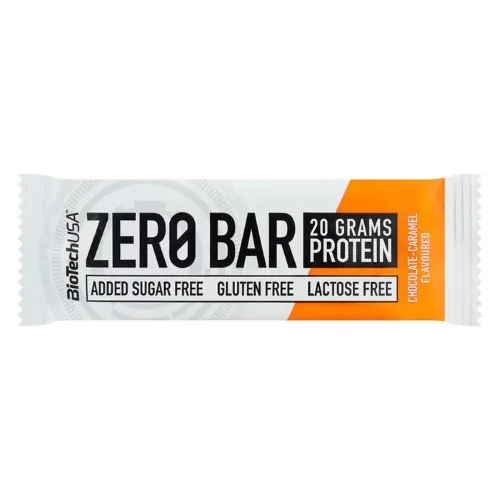 Barra de Proteína Zero Sin Gluten Sin Lactosa Sabor Chocolate y Caramelo 50 gr
