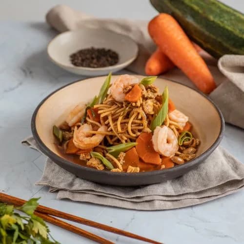 Pad Thai de Camarón