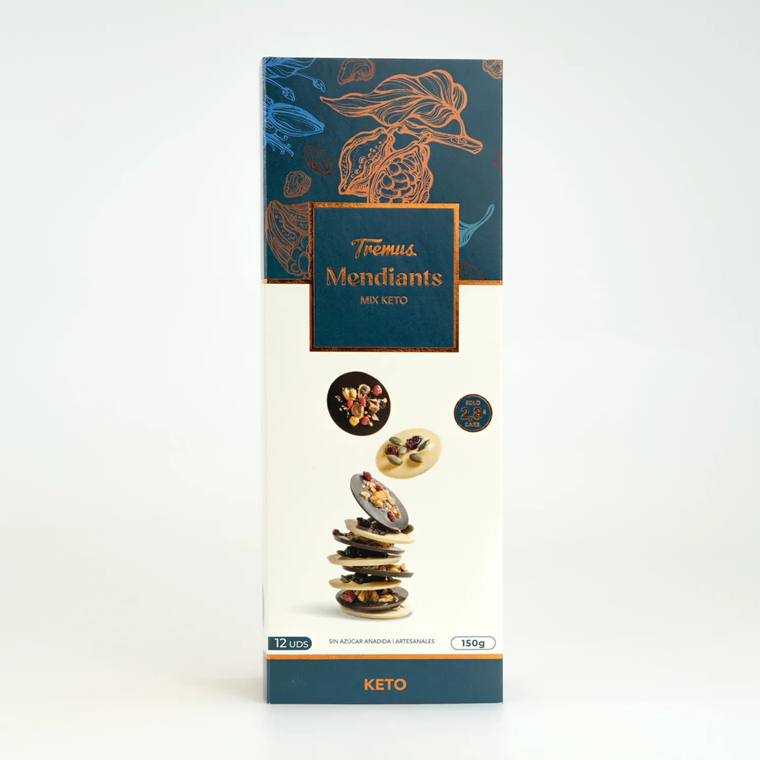 Mendiants, Sin Azúcar Añadida, Keto, Mix Sabores. 150 g