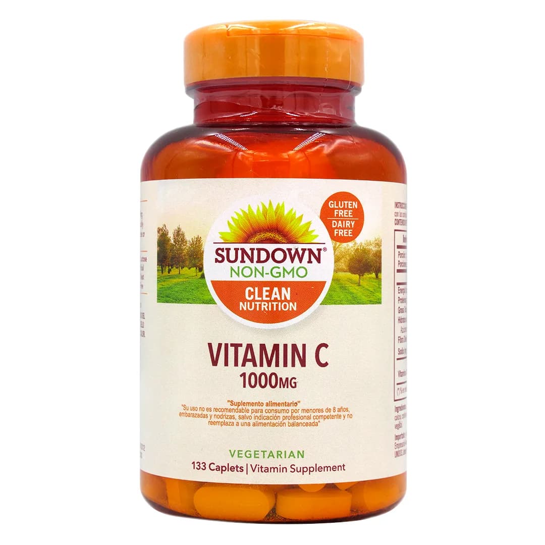 Vitamina C 1000 mg Sin Gluten Sin Gmo 133 Capsulas
