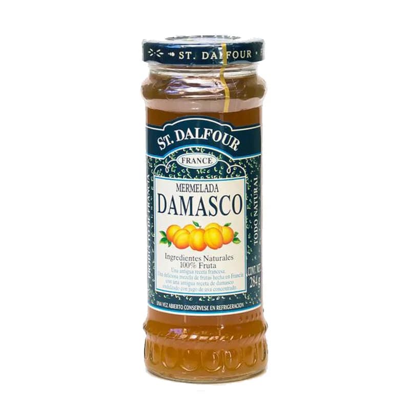 Mermelada de Damasco 100% fruta sin azúcar añadida 284 grs