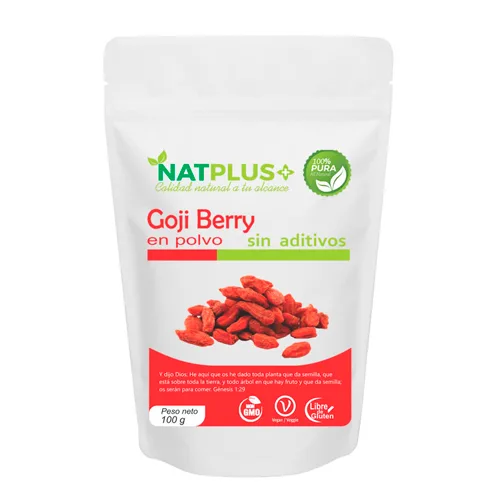 Goji Berry en Polvo Libre de Glúten 100 Grs