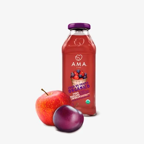 Jugo de Fruta Orgánico Pura Manzana Ciruela 300 ml