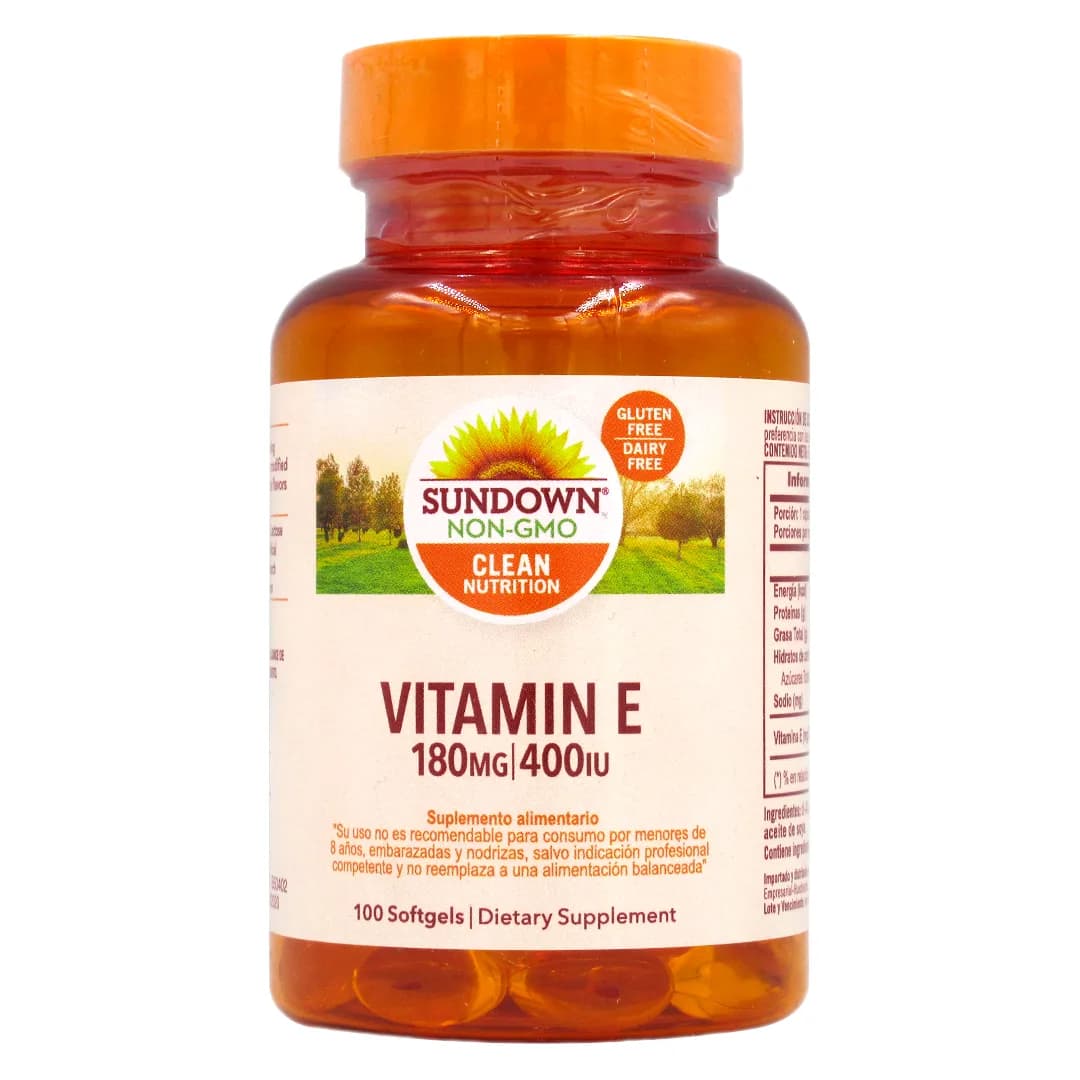 Vitamina E 400 UI 100 cápsulas