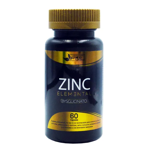Zinc Bisglicinato, 60 capsulas