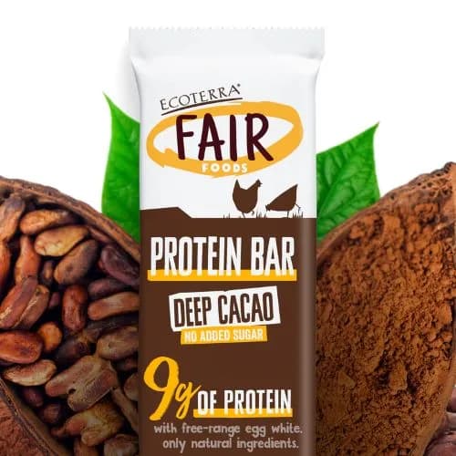 Barra de Proteína sin Azúcar añadida Sabor Deep Cacao 42 gr