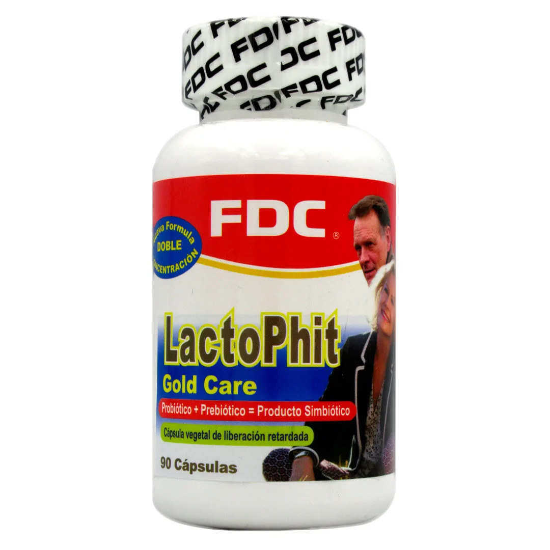 Probióticos y Prebióticos LactoPhit Gold Care 90 capsulas