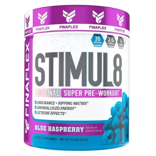 Pre Workout Stimul8 Blue Raspberry 245 Grs