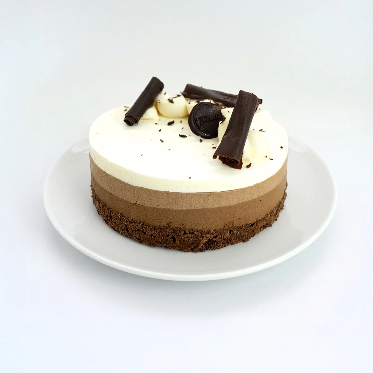Torta Mousse Tricolor, Keto, Sin Azúcar Añadida, 930 g