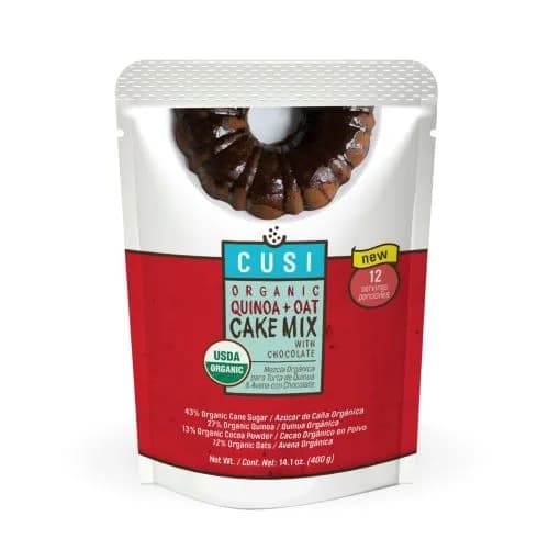 Premezcla Orgánica Tarta Sin Gluten Quinoa, Avena y Chocolate 400 grs