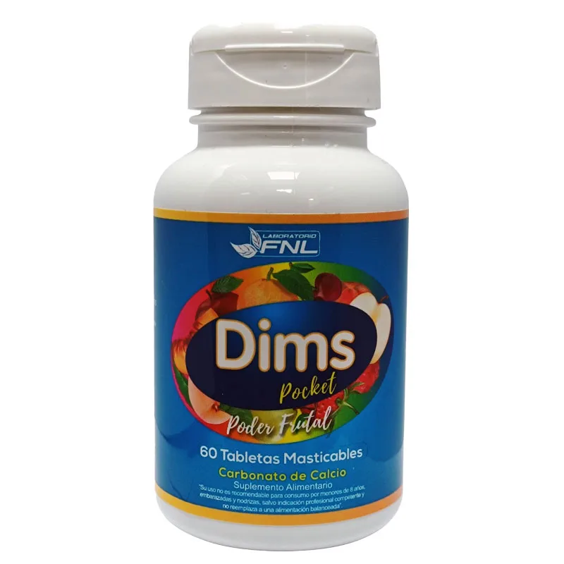DIMS Antiacido Masticable 60 Capsulas