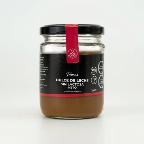 Dulce de Leche Sin Lactosa, Keto Sin Azúcar 200 gr