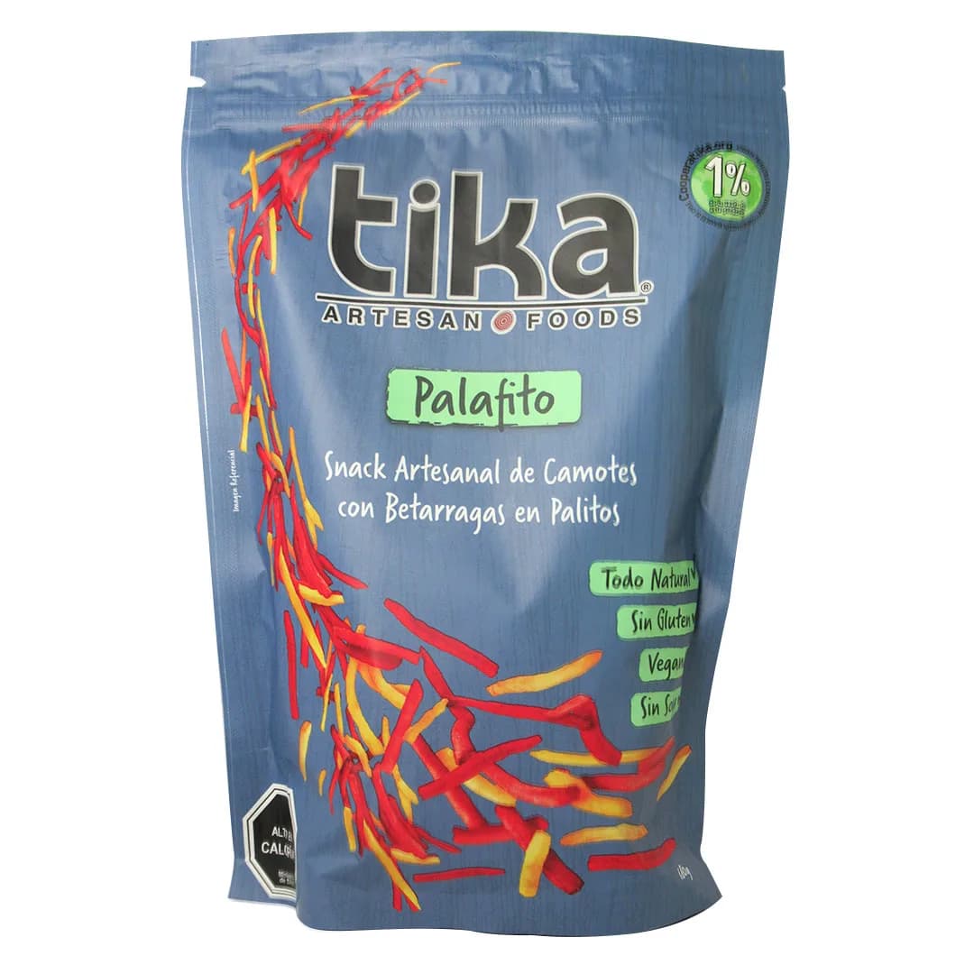 Snack de Camotes y Betarragas en Palitos Palafito Sin Glúten 180 grs