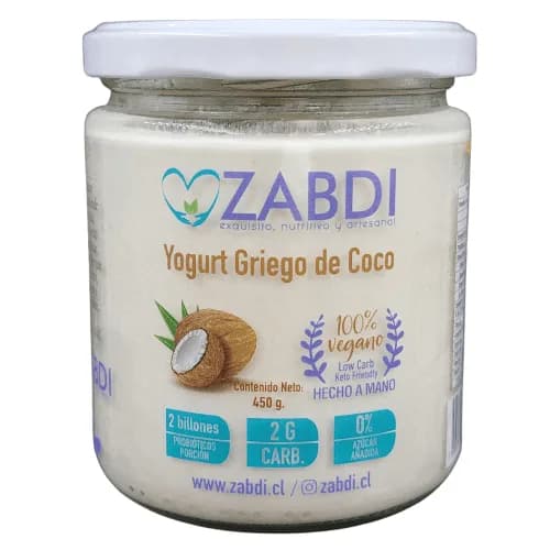 Yogurt griego de coco 450 gr