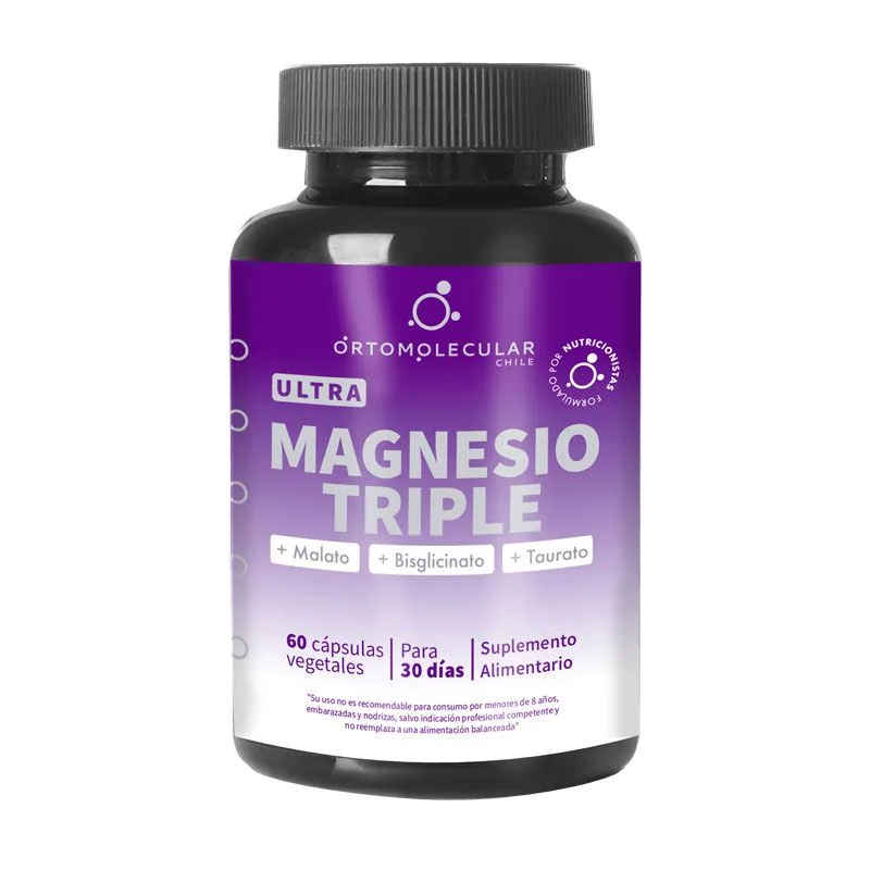 Triple Magnesio Ultra 60 Capsulas Vegetales