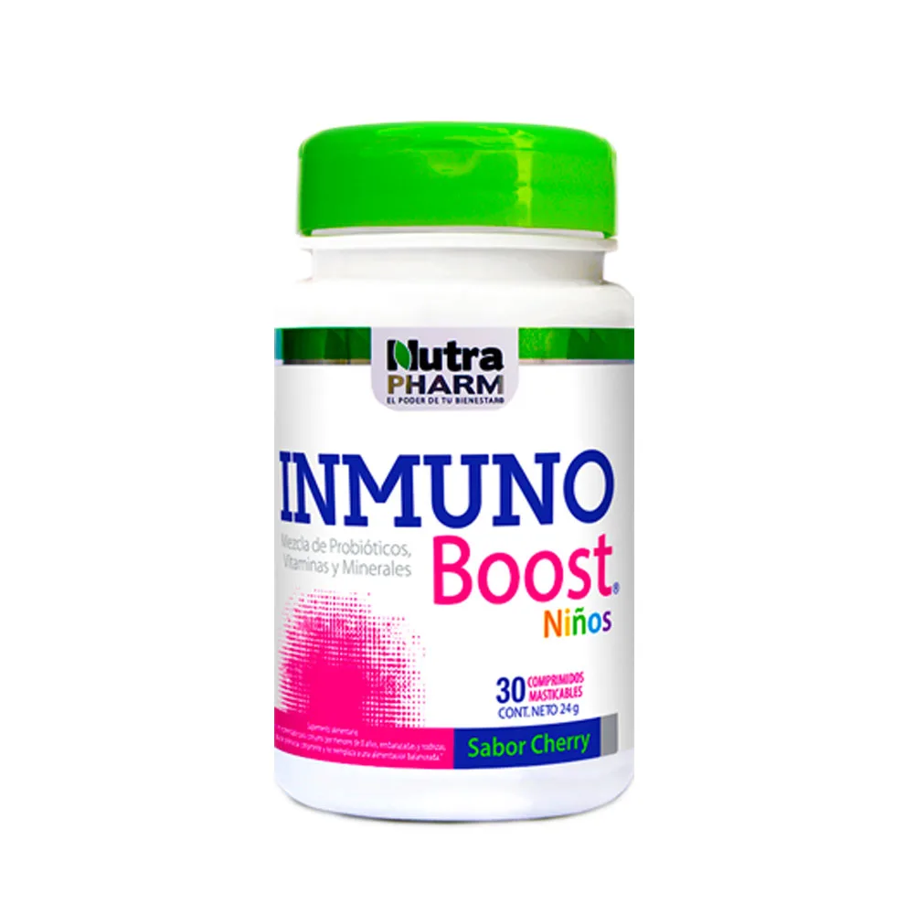 Inmune Boost para Niños Sabor Cherry 30 comprimidos Masticables