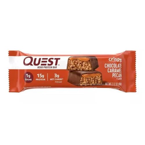 Barra de 15grs Proteínas Sabor Caramel Pecan 60 grs