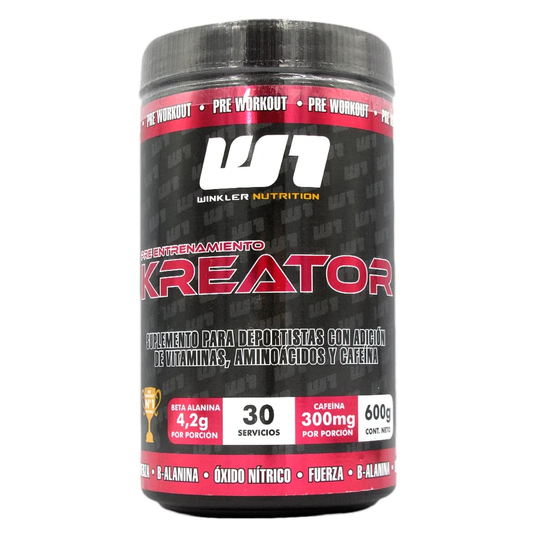 Kreator Pre entrenamiento Sabor Berries 600 Grs